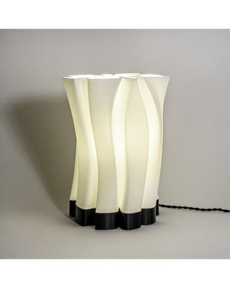 Jonathan Y Designs Jonathan Y Flame 13.5In 3D-Printed Dimmable Led Table Lamp
