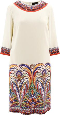 Etro Iconische Viscose Jurk met Print - Dames - Casual kleedjes - Veelkleurig - M - Kleedjes