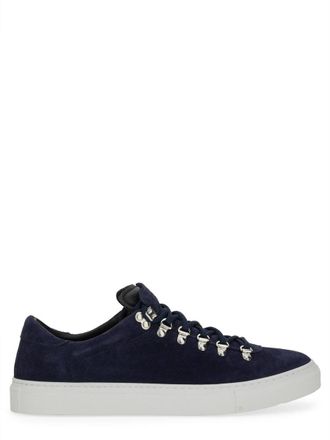 Diemme Navy Marostica Suede Metal Eyelets Sneakers
