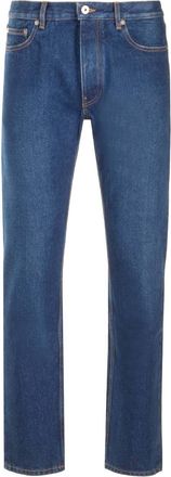 Off-white Tapered Leg Jeans