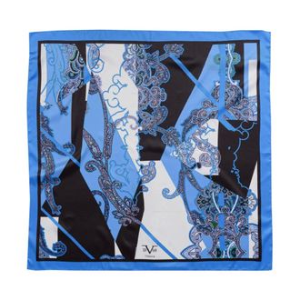 19V69 Scarves, female, Multicolor, Size: ONE SIZE Elegant Paisley Silk Scarf