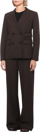 D.exterior Blazer in lana - - Jackets - Donna - Marrone - XS