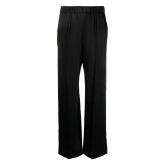 Jil Sander Wide Broeken - Dames - Broeken - Zwart - Maat: S