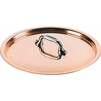 Bloomingdale's M150S 18cm / 7 Inch Lid, Cast Stainless Steel Handle in Copper at Nordstrom