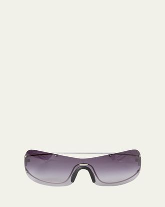 Off-white Mens Big Wharf Shield Sunglasses