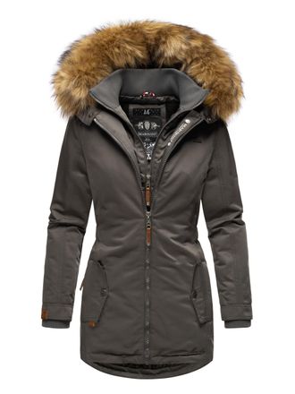 Marikoo dames winterjas - Sanakoo, warm met afneembare bontkraag