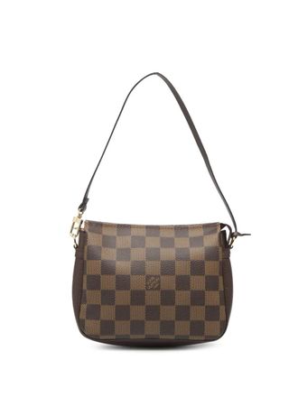 Louis Vuitton 2005 Damier Ebene Trousse Pochette handtas - Bruin