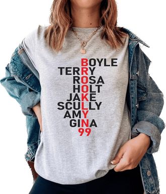 Generic 99 Charachter Names, Perolta, Boyle, Holt, Brooklyn 99 Sweashirt (as8, alpha, s, regular, regular, Black)