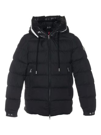 Moncler hooded puffer jacket - Black