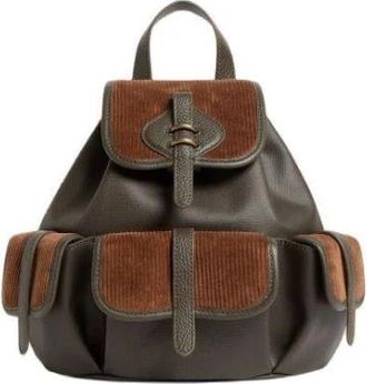 Coccinelle Tassen, Dames, Groen, ONE Size, Katoen, Mavery Pocket Rugzak