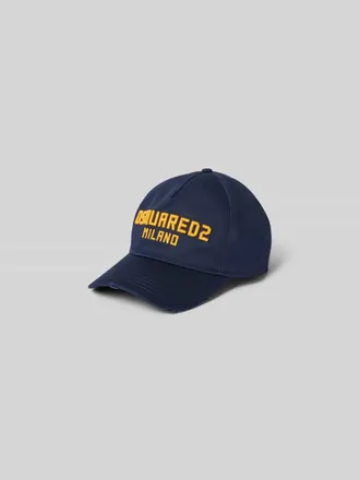 Dsquared2 Base Cap mit Logo-Stitching in Dunkelblau, Gr&ouml;&szlig;e 1