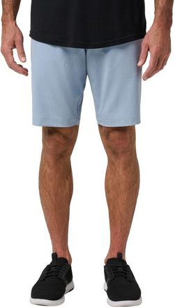 Travis Mathew Beck 2.0 Performance Shorts in Heather Ash Blue at Nordstrom, Size 42