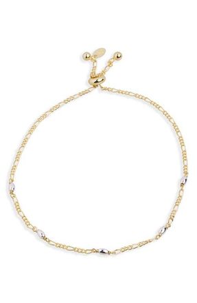 Argento Vivo Bead & Link Mixed Metal Bracelet in Two Tone at Nordstrom