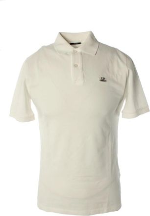 C.P. Company Polo - Heren - Polos - Wit - XS - Katoen - Tops