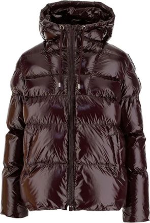 Pinko Bordeaux Jassen voor Vrouwen - Dames - Winterjassen - Rood - XL - Jassen