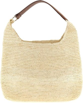 Maison Michel Cristiana Schoudertas - Dames - Schoudertassen - Bruin - ONE Size - Tassen
