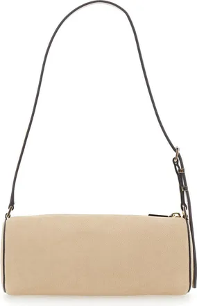 Michael Michael Kors Womens Shoulder Bag Izzy Beige Leather Cow