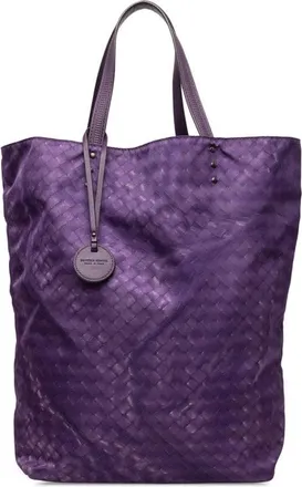 Bottega Veneta Pre-owned Bottega Veneta Nylon Intrecciolusion Vertical Tote Ladies NSX1AF9Q5QIH30F2