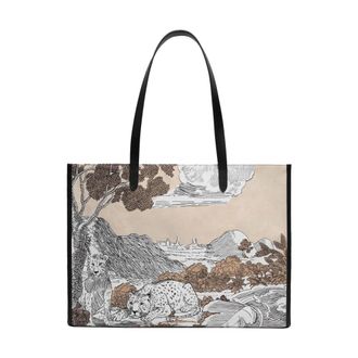Inou&iuml; Editions Shopping Bag - Histoire - Dames - Shoppers - Veelkleurig - ONE Size - Katoen - Tassen