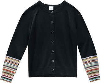Paul Smith Cardigan Merinos Maniche Stripes
