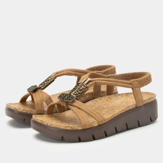 Alegria Womens Roz Platform Sandals In Casual Sand