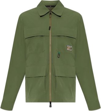 Moncler Casual Shirts, male, Green, Size: 2XL Day-Namic Shirt