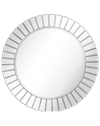 Empire Art Direct Moderno Beveled Round Wall Mirror