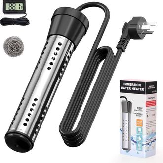 OEM Calentador De Agua De 2000 W, Calentador De Agua Port&aacute;til Y Control De Interruptor De Calentador De Agua Caliente, Protecci&oacute;n Contra Quemaduras En Sec