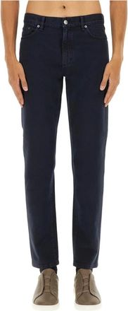 Ermenegildo Zegna Roccia Straight Jeans - Heren - Regular Fit Jeans - Zwart - W31 - Katoen - Jeans