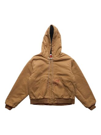 Sky High Farm SH4U hooded jacket - Brown