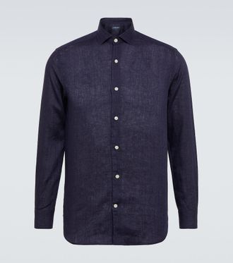 Frescobol Carioca Long-sleeved linen shirt