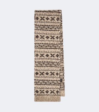 Ralph Lauren Bufanda de jacquard en mezcla de lana