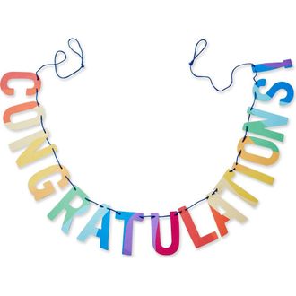 Tag Congratulations Banner Multi Paper Everyday in Blue at Nordstrom