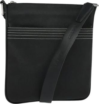 Loewe Tweedehands leren schoudertassen - Dames - Vintage Schoudertas - Zwart - ONE Size - Leer - Vintage