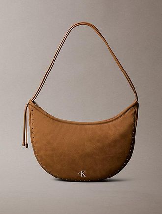 Calvin Klein Bolso Hobo Con Tachuelas Y Forma De Media Luna Convertible