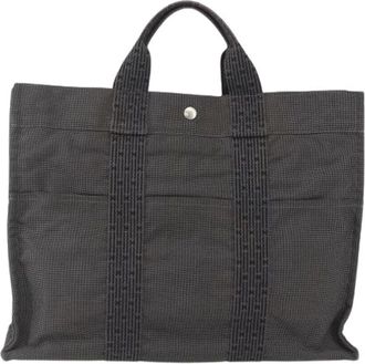 Herm&egrave;s Pre-owned Tote Bags, female, Gray, Size: ONE SIZE Pre-owned Fourre-tout herline