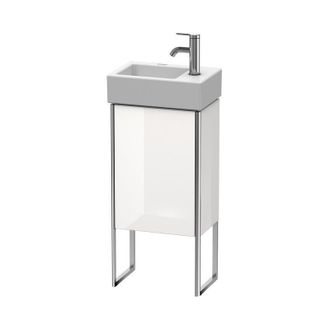 Duravit Duravit Xsquare Vanity Unit Vertical 36.4x24.0 Cm, 1 Puerta, Colgado A La Derecha, 1 Estante De Vidrio, Para El Lavabo Vero Air 072438, Color (frente/
