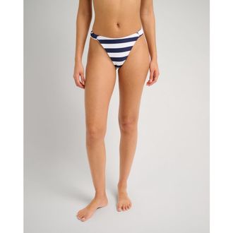 Onia Louise Bikini Bottom in Deep Navy/white at Nordstrom, Size X-Large
