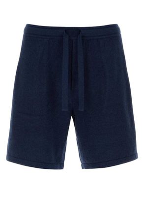 Dolce & Gabbana Navy Blue Solid Shorts