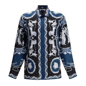 Versace Casual Shirts, male, Multicolor, Size: XL Hall of Heroes Shirt