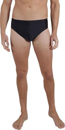 Ceceba Badeslip CECEBA Atlanta, Herren, Gr. 14 (6XL), N-Gr, schwarz (schwarz, dunkel, uni), Elasthan, Polyester, unifarben, Badehosen Badeslip, mit grossem G