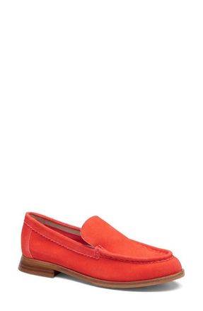 Johnston & Murphy Gillian Suede Loafer in Coral Suede at Nordstrom, Size 7.5