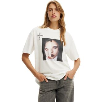 Cotton On The Lcn Music Boxy Graphic Tee in Lady Gaga Mayhem Vintage at Nordstrom, Size Xx-Small