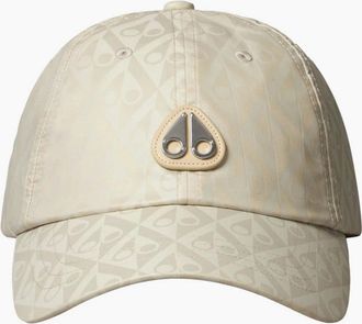 Moose Knuckles Mens Moose Knuckles Crescent Logo Cap Mono 1705 Alabaster - Tan - Size: ONE size