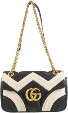 Gucci Pre-owned Cross Body Bags, female, Multicolor, Size: ONE SIZE Pre-owned Leather Cross Body Bag