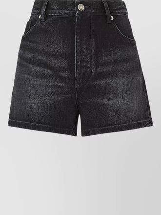 Fendi denim slim-fit shorts