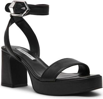 Steve Madden Elida Womens Sandals Black Leather : 7.5 M