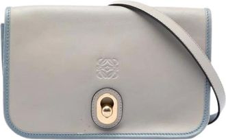 Loewe Pre-owned Cross Body Bags, female, Gray, Size: ONE SIZE Pre-owned Crossbody Bag