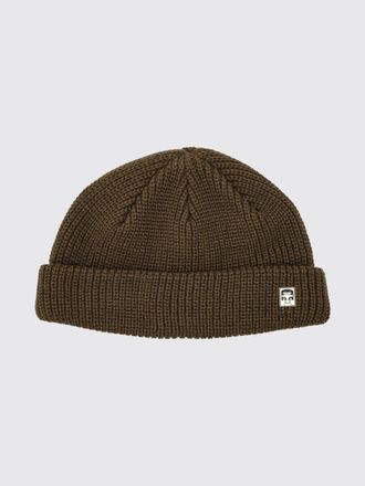 Obey Berretto beanie in acrilico a costine con risvolto e patch logo