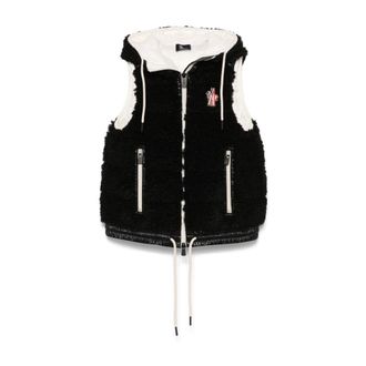 Moncler Chaleco acolchado Teddy - Jackets - Mujer - Negro - M